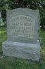 John Wilson Frost and Sara Jane Powell Frost headstone