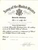 Edward S. Baum discharge from Army