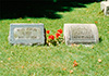 Mary Frost Popoff Guest and Stephen Popoff headstones