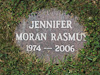 Jennifer Moran Rasmus headstone